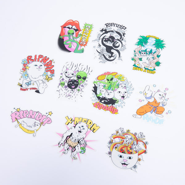 Ripndip Happy Lickin Sticker Pack (Multi)