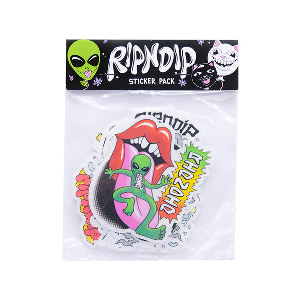 ripndip Happy Lickin Sticker Pack (Multi)
