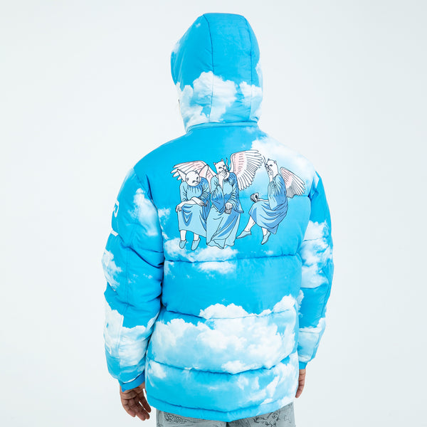 Ripndip Heaven And Hell Puffer Jacket (Blue)