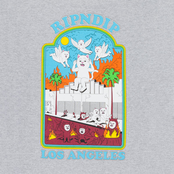 Ripndip Heaven On Earth Tee (Ash Heather)