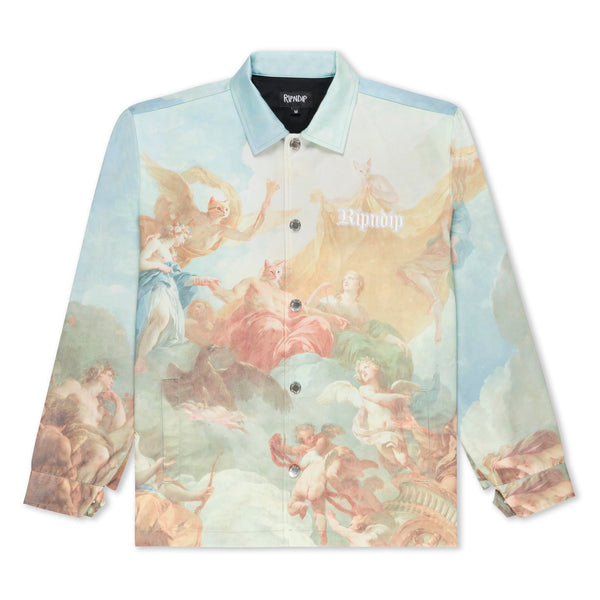ripndip Heavens Waiting Button Up Jacket (Multi)