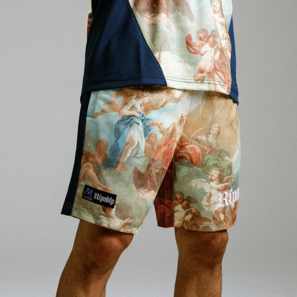 Ripndip Heavens Waiting Soccer Shorts (Navy Multi)