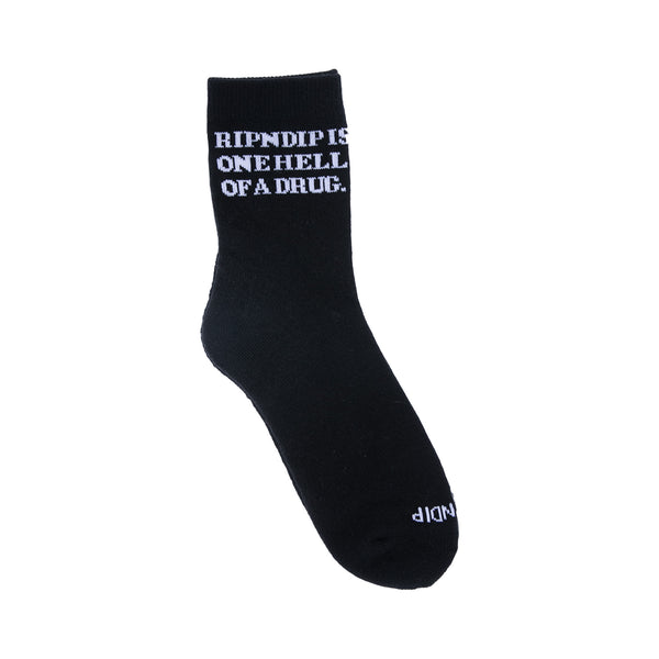 Ripndip Hell Of A Drug Mid Socks (Black)