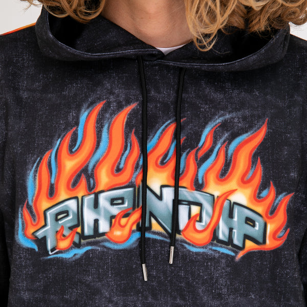 Ripndip Hell Ride Hoodie (Black Mineral Wash)