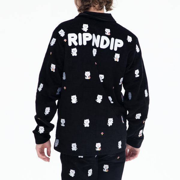 Ripndip Hello Nermy Corduroy Jacket (Black)
