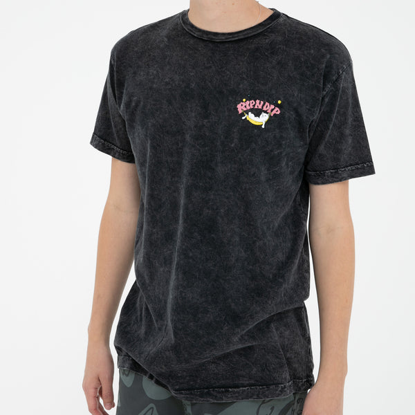 Ripndip High On Life Tee (Black Mineral Wash)