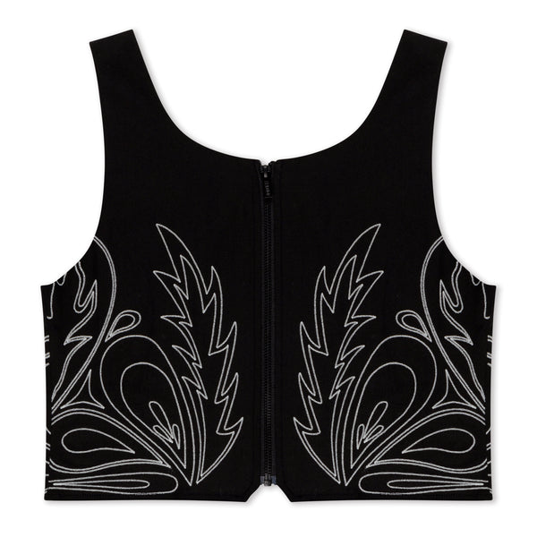 Ripndip Howdy Corset Top (Black)