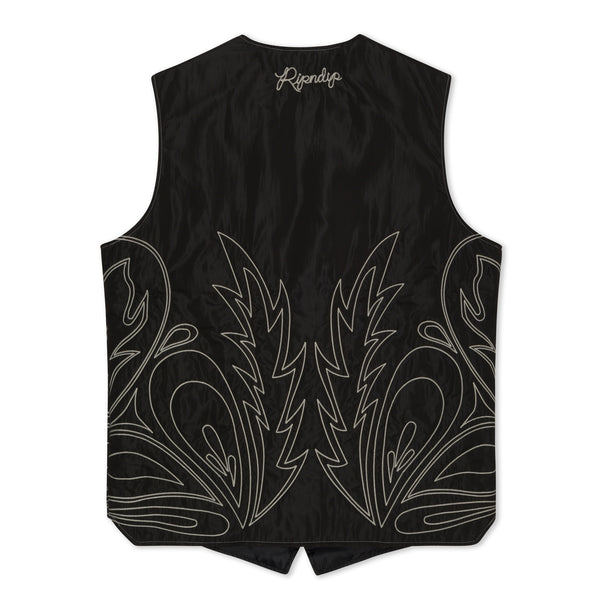 Ripndip Howdy Quilted Vest (Black)