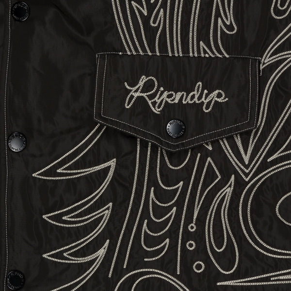 Ripndip Howdy Quilted Vest (Black)