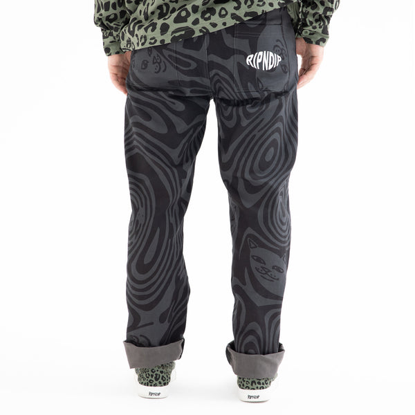 Ripndip Hypnotic Cotton Twill Pants (Black)