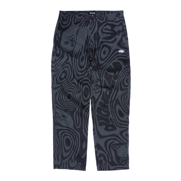Ripndip Hypnotic Cotton Twill Pants (Black)