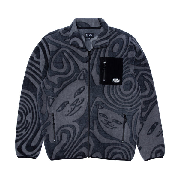 ripndip Hypnotic Polar Fleece Jacket (Black)