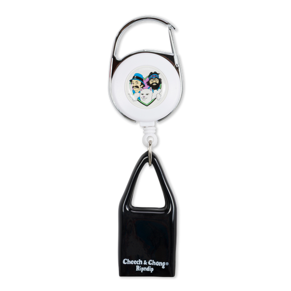 Ripndip I Heart Pot Retractable Keychain (Black)