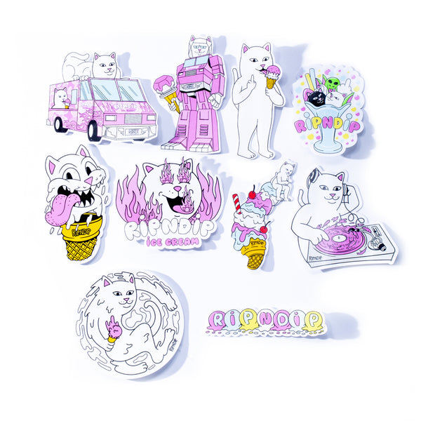 Ripndip Ice Cream Sticker Pack (Multi)