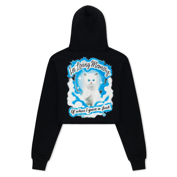 Ripndip In Loving Memory Cropped Hoodie (Black)