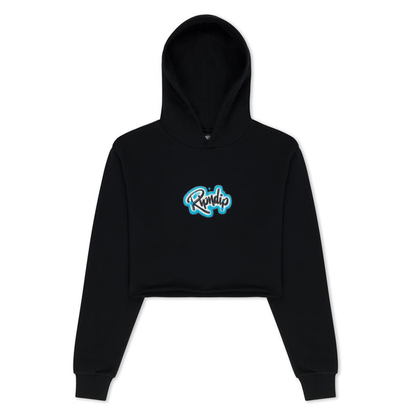 Ripndip In Loving Memory Cropped Hoodie (Black)