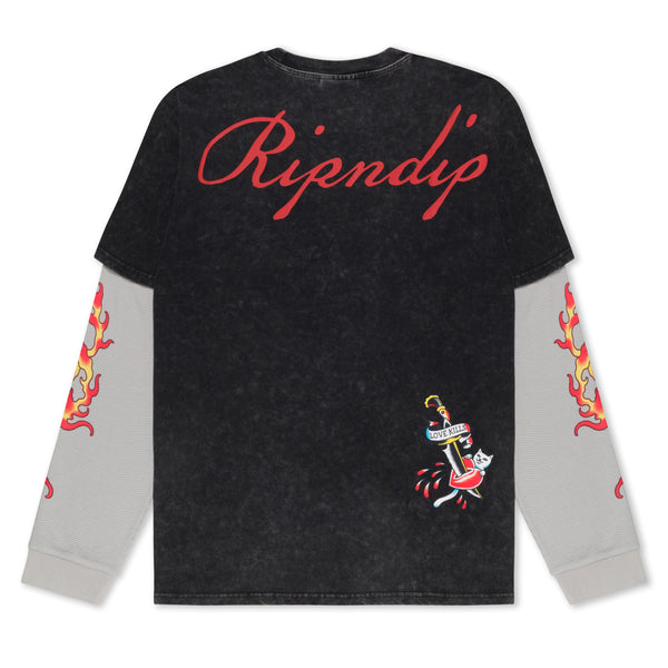 Ripndip InkEd Double Sleeve Tee (Black)