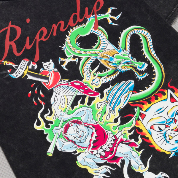 Ripndip InkEd Double Sleeve Tee (Black)