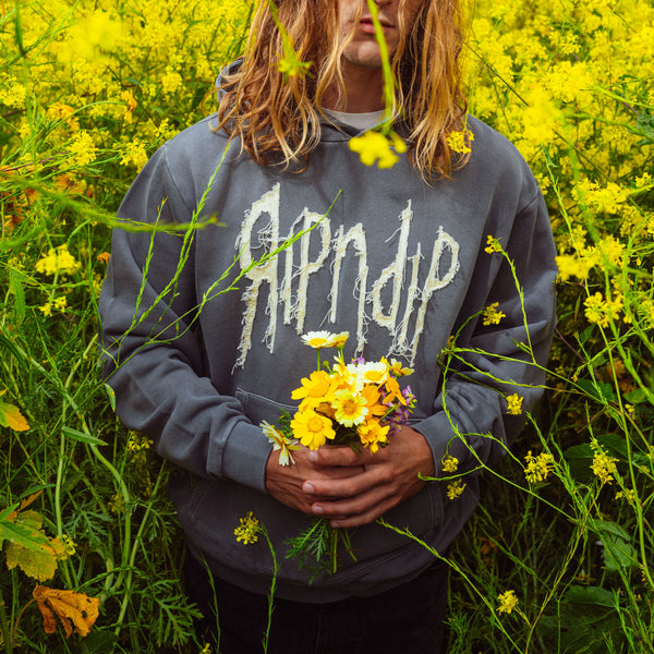 Ripndip Insano Hoodie (Charcoal Vintage Wash)