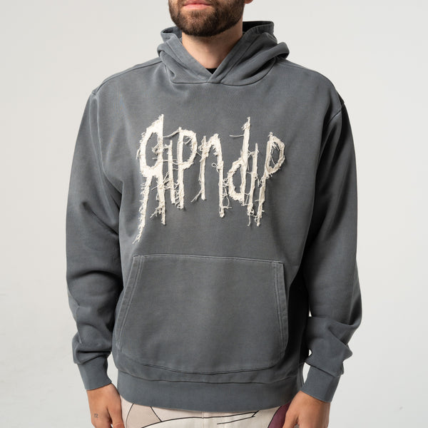 Ripndip Insano Hoodie (Charcoal Vintage Wash)