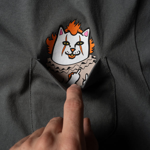 Ripndip It's Nerm Lord Nermal Pocket Tee (Charcoal)