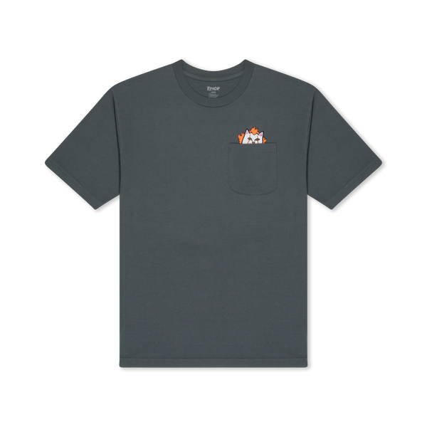 Ripndip It's Nerm Lord Nermal Pocket Tee (Charcoal)