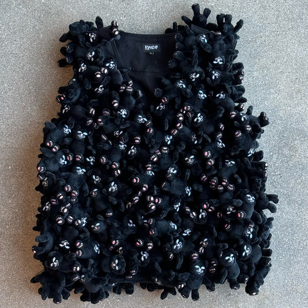Ripndip Jermie Plush Vest (Black)