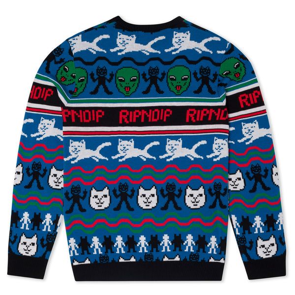 Ripndip Jolly Holiday Knit Sweater (Multi)