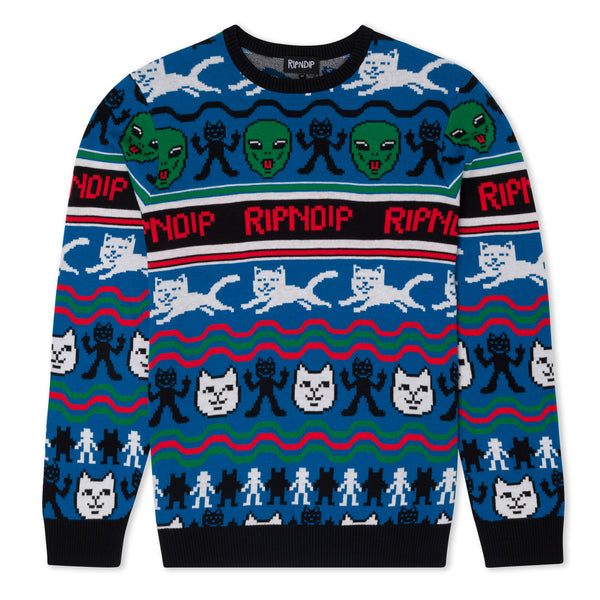 ripndip Jolly Holiday Knit Sweater (Multi)