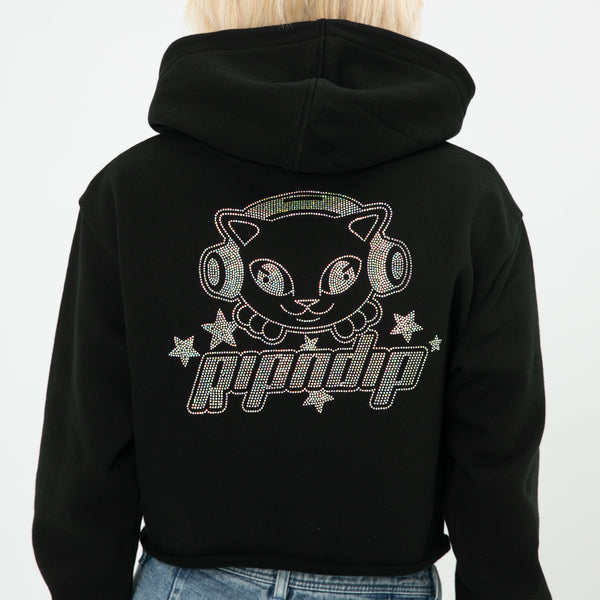 Ripndip Kawaii Nerm Cropped Hoodie (Black)