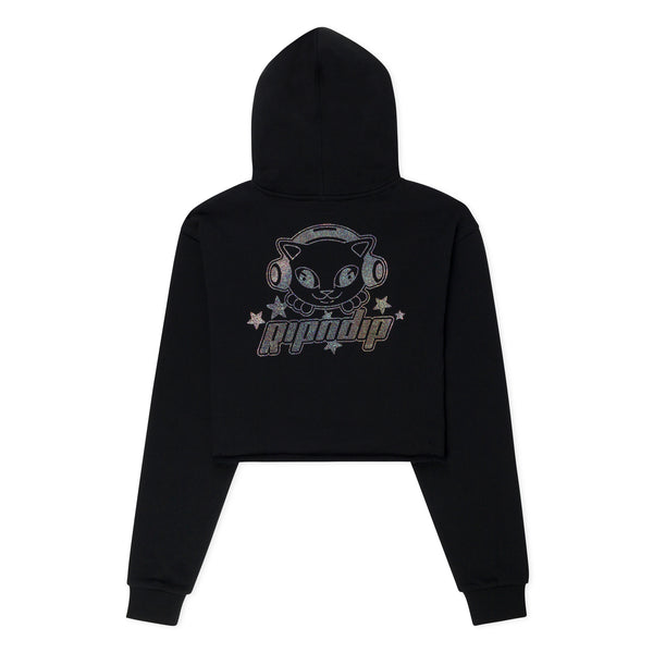 ripndip Kawaii Nerm Cropped Hoodie (Black)