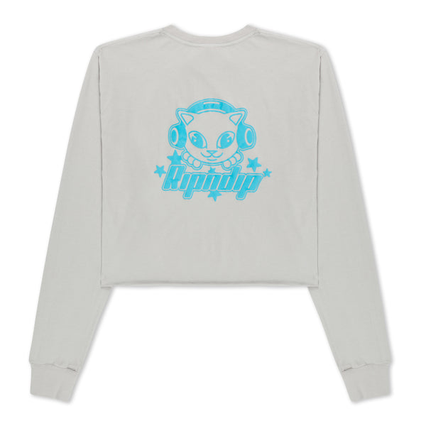 Ripndip Kawaii Nerm Cropped Long Sleeve (Grey)