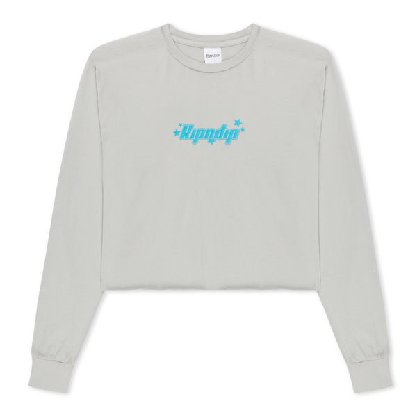 Ripndip Kawaii Nerm Cropped Long Sleeve (Grey)