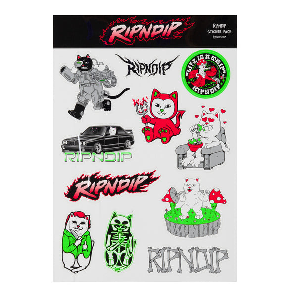 ripndip Killer Nerm Sticker Sheet (Multi)