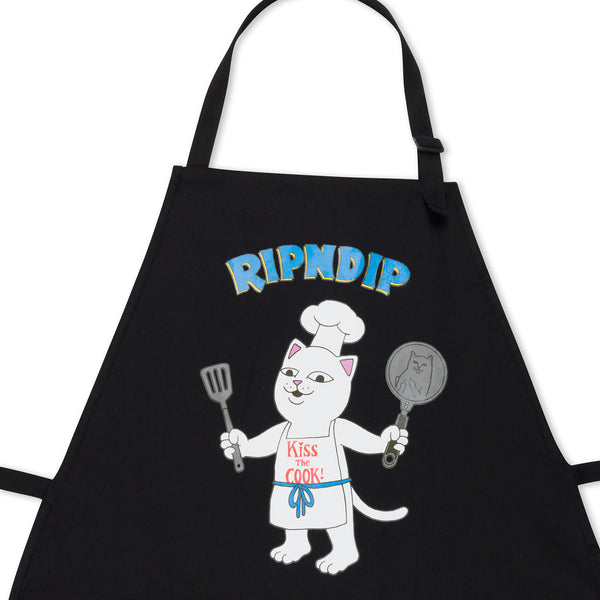 Ripndip Kiss The Cook Apron (Black)