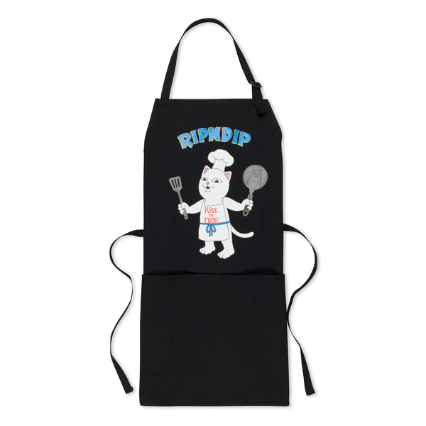 Ripndip Kiss The Cook Apron (Black)
