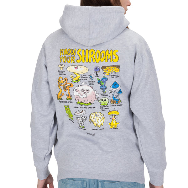 Ripndip Know Ur Shrooms Hoodie (Ash Heather)