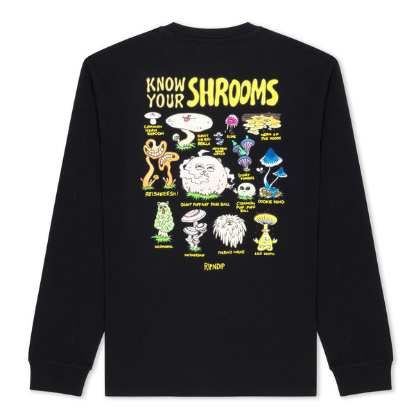 Ripndip Know Ur Shrooms Long Sleeve (Black)