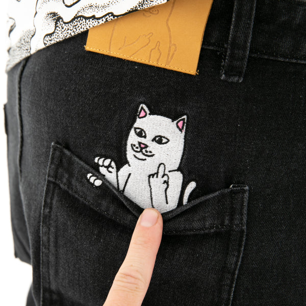 Ripndip La Brea Denim Shorts (Black Medium Wash)