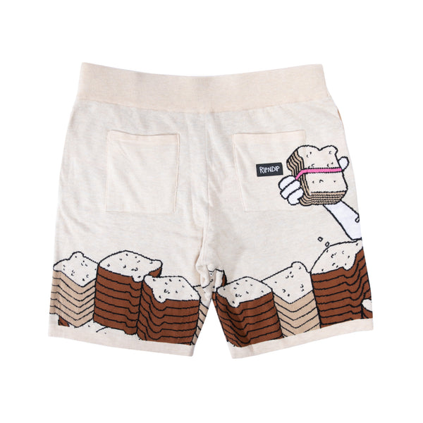 Ripndip Lets Get This Bread Knit Shorts (Natural)