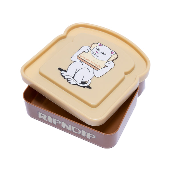 Ripndip Lets Get This Bread Sandwich Box (Brown)
