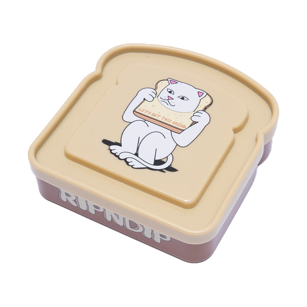 ripndip Lets Get This Bread Sandwich Box (Brown)