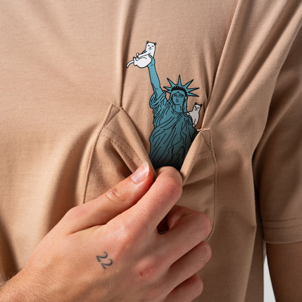 Ripndip Liberty Pocket Tee (Almond)