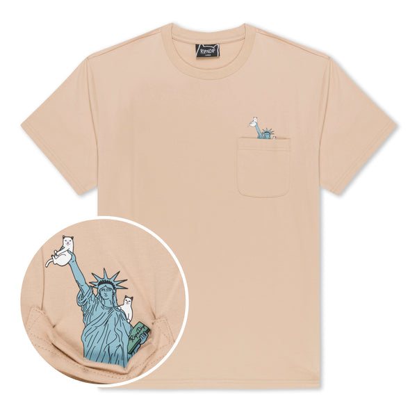 ripndip Liberty Pocket Tee (Almond)