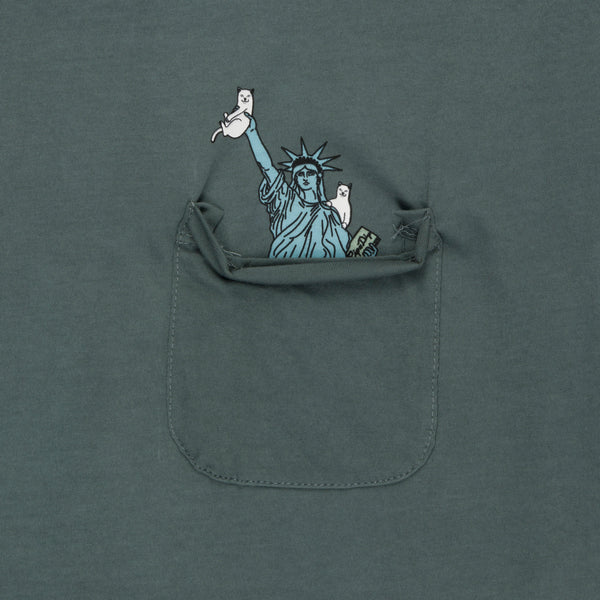 Ripndip Liberty Pocket Tee (Charcoal)