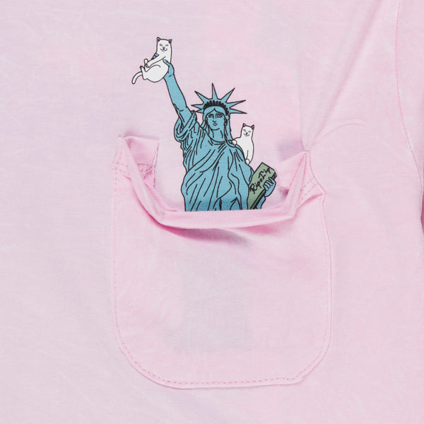Ripndip Liberty Tee (Pink Mineral Wash)