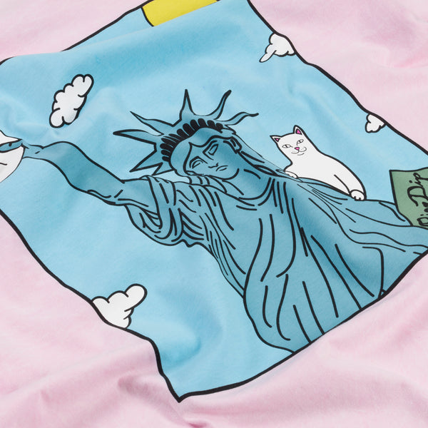 Ripndip Liberty Tee (Pink Mineral Wash)