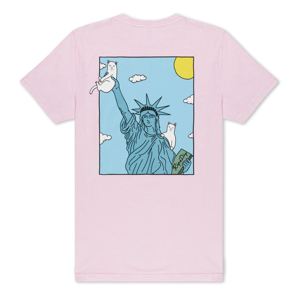ripndip Liberty Tee (Pink Mineral Wash)
