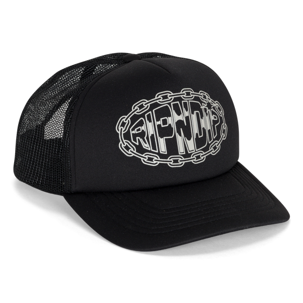 ripndip Linked Up Trucker Hat (Black)