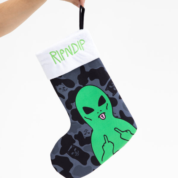 Ripndip Lord Alien Christmas Stocking (Black)